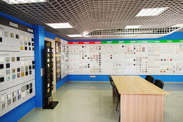 Стенды в PULSAL.RU. Образцы товаров.