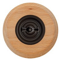 Bironi, серия Шедель, Цвет рамки: Натурель, Цвет накладки: Коричневый, Цвет ручки: Коричневый