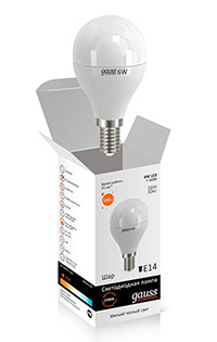 Лампа Gauss Elementary шар