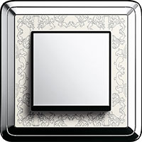 GIRA, ClassiX, Цвет: Хром/Кремовый