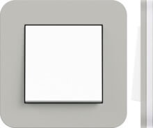 Gira, E3, Цвет: Серый матовый / Белое основание