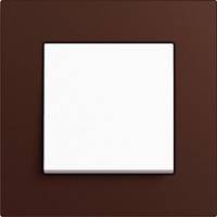 GIRA, Esprit, Цвет: Коричневый Linoleum-Multiplex / Белый матовый