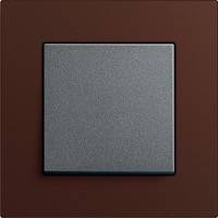 GIRA, Esprit, Цвет: Коричневый Linoleum-Multiplex / Антрацит