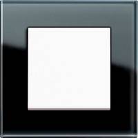 GIRA, Esprit, Цвет: Черное стекло / Белый матовый