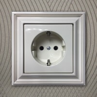 Розетка ECO profi design JUNG, Цвет: Белый