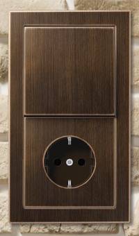 JUNG, LS-design, Цвет: Античная латунь