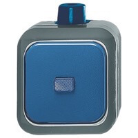 Выключатель ABB, Busch-Duro 2000 WDI, Цвет: Серо-синий