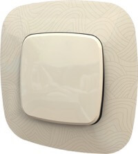 Legrand, Valena Allure, Цвет: Тиснение бежевое