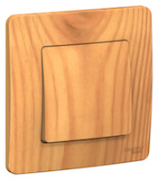 Выключатель скрытого монтажа Schneider Electric, Blanca, Цвет: Ясень