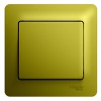 Schneider Electric, Glossa, Цвет: Фисташковый