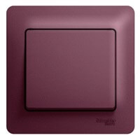 Schneider Electric, Glossa, Цвет: Баклажановый