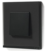 Scheider Electric, Unica Pure, Цвет: Черное стекло