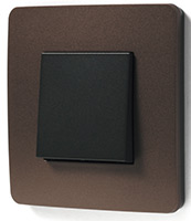 Schneider Electric, Unica Studio Color, Цвет: Шоколад/Антрацит