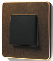 Schneider Electric, Unica Studio Metal, Цвет: Медь/Антрацит