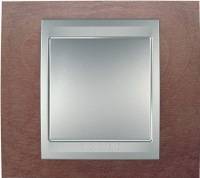 Schneider Electric, Unica Top, Цвет: Табачное дерево