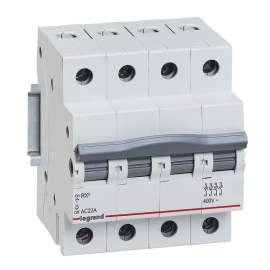 Выключатель нагрузки (рубильник) RX³, 3 полюса, 80А, 419329, Legrand - PULSAL.RU