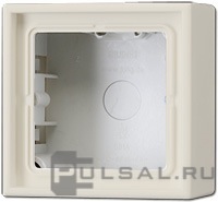 Накладная коробка LS CUBE c рамкой
LS 990,   цвет - слоновая кость,  пластмасса,  LS581AW,  LS 581 A W,  JUNG
 - PULSAL.RU