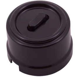 Переключатель
Лизетта,  одноклавишный,  без подсветки,   цвет - коричневый,  пластмасса,  B1-221-22,  Bironi
 - PULSAL.RU