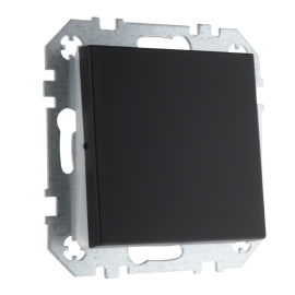 Переключатель
Epsilon,  Retro Liregus,  одноклавишный,  без подсветки,  с возможностью подсветки,   цвет - черный матовый,  пластмасса,  IP6.10-201-01.R/SWM,  LIREGUS
 - PULSAL.RU