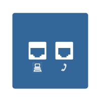 Розетки телефон-интернет  Розетки телефон-интернет