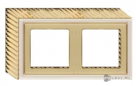 Коробка накладного монтажа
Roma Surface,   цвет - золото с белой патиной (gold white patina),  металл,  FD01502OP,  FEDE
 - PULSAL.RU