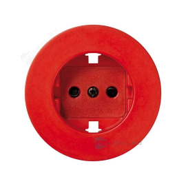 Накладка
Simon 88,  со шторками,  с заземлением,  одинарная,  винтовые клеммы,  безвинтовые клеммы,   цвет - красный,  пластмасса,  88041-67,  Simon
 - PULSAL.RU