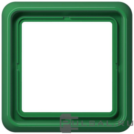 Рамка
CD ударопрочная,  1 пост,   цвет - зеленый,  вертикальная,  горизонтальная,  пластмасса,  CD581WUGN,  CD 581 WU GN,  JUNG
 - PULSAL.RU