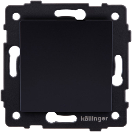 Выключатель с плоской клавишей
Aspekt,  Eleganz,  Reflex,  одноклавишный,  без подсветки,   цвет - черный,  пластмасса,  REA-S-001BK,  Kollinger
 - PULSAL.RU