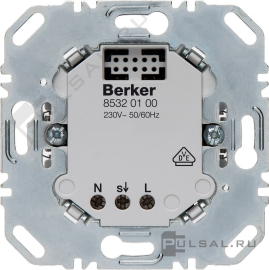 Дополнительное устройство для датчика движения
R.1,  R.3,  R.8,  K.1,  K.5,  Q.1,  Q.3,  Q.7,  S.1,  B.3,  B.7,  двухпроводный,  85320100,  8532 01 00,  Berker
 - PULSAL.RU