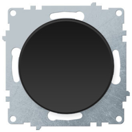 Кнопка Н.О.
Garda,  Florence,  одноклавишный,   цвет - черный,  пластмасса,  1E31311303,  7700251,  OneKeyElectro
 - PULSAL.RU