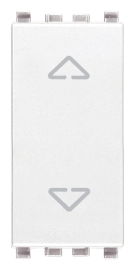 Выключатель жалюзи 3-х позиционный
Eikon EVO,  Eikon EXE,  без фиксации,  без подсветки,   цвет - белый,  пластмасса,  20061.B VIM,  20061.B,  Vimar
 - PULSAL.RU