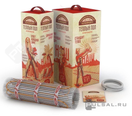 Нагревательный мат,  Национальный комфорт 2НК,   площадь - 12 м.кв.,   мощность - 1575 Вт.,  под плитку, под ламинат и паркет,  двужильный,  2НК-1575-12,0,  43051022000008,  Национальный комфорт - PULSAL.RU