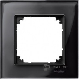 Рамка
M-Elegance,  1 пост,   цвет - черный оникс,  вертикальная,  горизонтальная,  стекло,  MTN404103,  MEG404103,  Merten
 - PULSAL.RU