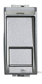 Розетка компьютерная RJ45 Cat.6 (UTP)
LivingLight,  LivingLight AIR,  одинарная,   цвет - алюминий,  пластмасса,  NT4279C6,  BTicino
 - PULSAL.RU