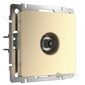 Розетка оконечная
Alumax,  Split,  Slab,  Senso,  Baguette,  Acrylic,  Platinum,  Elite,  Snabb,  Stream,  Flock,  Stark,  Fiore,  Favorit,  Diamant,  Aluminium,  Antik,  Metallic,  телевизионная (TV),  одинарная,   цвет - шампань рифленый,  пластмасса,  W1183010,  a051427,  Werkel
 - PULSAL.RU