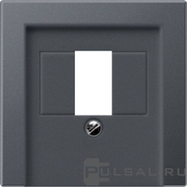 Крышка
A VIVA,  A creation,  A 550,  A flow,  AS 500,  ECO profi и ECO profi Standart,  ECO profi design (ECO Profi Deco),  2 пары,   цвет - антрацит матовый,  пластмасса,  A569BFPLTANM,  A 569 BFPLT ANM,  JUNG
 - PULSAL.RU