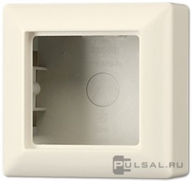 Накладная коробка c рамкой
AS 500,   цвет - слоновая кость,  пластмасса,  AS581AW,  AS 581 A W,  JUNG
 - PULSAL.RU