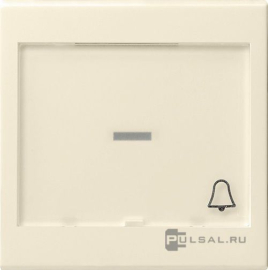 Клавиша "Звонок" с полем для надписи
Standard 55,  Event,  Esprit,  ClassiX,  ClassiX Art,  одноклавишный,  без подсветки,   цвет - кремовый глянцевый,  пластмасса,  067901,  0679 01,  Gira
 - PULSAL.RU