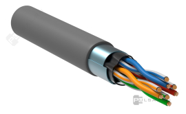 Кабель компьютерный ITK, cat. 5E (F/UTP), PVC (бухта 305 м), серый