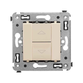 Выключатель для жалюзи
Avanti,  с фиксацией,  без подсветки,   цвет - ванильная дымка,  пластмасса,  4405183DKC,  DKC_4405183,  DKC
 - PULSAL.RU