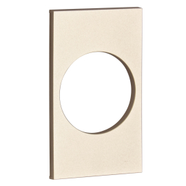 Лицевая панель для розетки
Soft Touch,  со шторками,  с заземлением,  одинарная,   цвет - шампань матовый,  пластмасса,  ACH04,  MEITON
 - PULSAL.RU