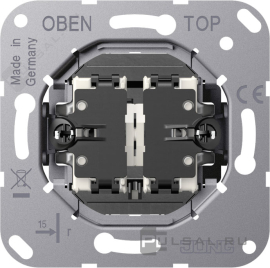Кнопка П.К. тумблерная
LS 1912,  одноклавишный,  K533EU,  K 533 EU,  JUNG
 - PULSAL.RU