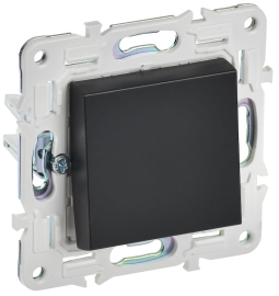 Кнопка Н.О.
Skandy,  одноклавишный,   цвет - черный,  пластмасса,  SK-V17-0-10-K02,  IEK
 - PULSAL.RU