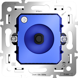Механизм светорегулятора (диммер) 5-300 Вт, для LED 5-150 ВА
S70,  поворотно-нажимной,  с возможностью управления с 2-х мест,  лампы накаливания и галогенные 220В (R),  лампы с электронным (емкостным) трансформ.(C),  диммируемые лампы LED 220В (LEDi тип C),  VLS0703M,  Voltum
 - PULSAL.RU