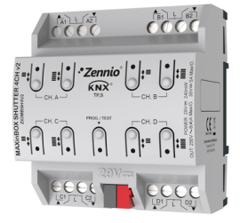 Актуатор жалюзи на DIN рейку MAXinBOX 4 канальный с поддержкой KNX Secure
Zennio KNX,  ZIOMBSH4V3,  Zennio
 - PULSAL.RU