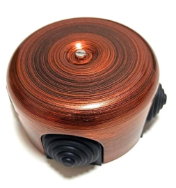 Распределительная коробка диам.78 мм (4 кабельных ввода в компл.)
Лизетта,  для полых стен и гипрока,  для сплошных стен,   цвет - медный век,  B1-521-16-K,  Bironi
 - PULSAL.RU