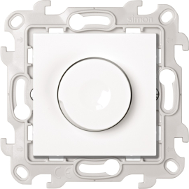 Светорегулятор (диммер) для LED 6-60 Вт
Simon 24 Harmonie,  поворотно-нажимной,  с возможностью управления с 2-х мест,  лампы накаливания и галогенные 220В (R),  лампы с электронным (емкостным) трансформ.(C),  диммируемые лампы LED 220В (LEDi тип L),  диммируемые лампы LED 220В (LEDi тип C),   цвет - белый глянец,  пластмасса,  2412313-030,  Simon
 - PULSAL.RU