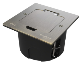 Лючок MultiDesk с монтажной коробкой для стены, фальшпола, стола (без розеток)
MultiDesk,  W45,  для столов и мебели,  напольная,  для полых стен и гипрока,  1 пост,   цвет - латунь античная,  металл,  IP 44,  MDK20102BA,  Systeme Electric
 - PULSAL.RU Лючок MultiDesk с монтажной коробкой для стены, фальшпола, стола (без розеток)
MultiDesk,  W45,  для столов и мебели,  напольная,  для полых стен и гипрока,  1 пост,   цвет - латунь античная,  металл,  IP 44,  MDK20102BA,  Systeme Electric
 - PULSAL.RU