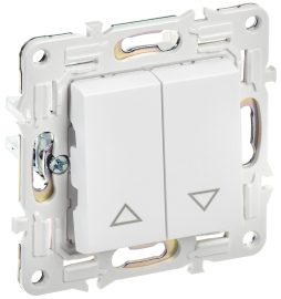 Выключатель для жалюзи
Skandy,  без фиксации,  без подсветки,   цвет - белый,  пластмасса,  SK-V15-0-10-K01,  IEK
 - PULSAL.RU