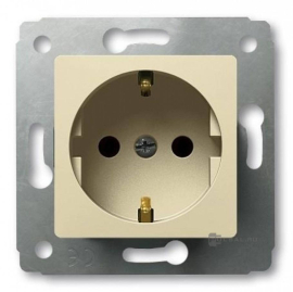 Розетка
Cariva,  без шторок,  с заземлением,  одинарная,  винтовые клеммы,   цвет - слоновая кость,  пластмасса,  773759,  7 737 59,  Legrand
 - PULSAL.RU